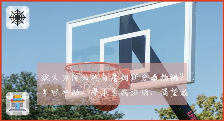 欧文为何必然与詹姆斯分道扬镳？年轻冲动，寻求自我证明，渴望成为领袖。